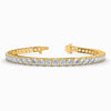 Lab Diamond Bracelet in Yellow Gold (5 Carat)