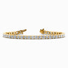 Mixshape Lab Diamond Bracelet in Yellow Gold (7 Carat)
