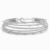 Italian Lab Diamond Bangle in White Gold (0.65 Carat)