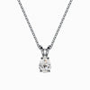1/2 Carat Lab Diamond Pear Pendant in White Gold