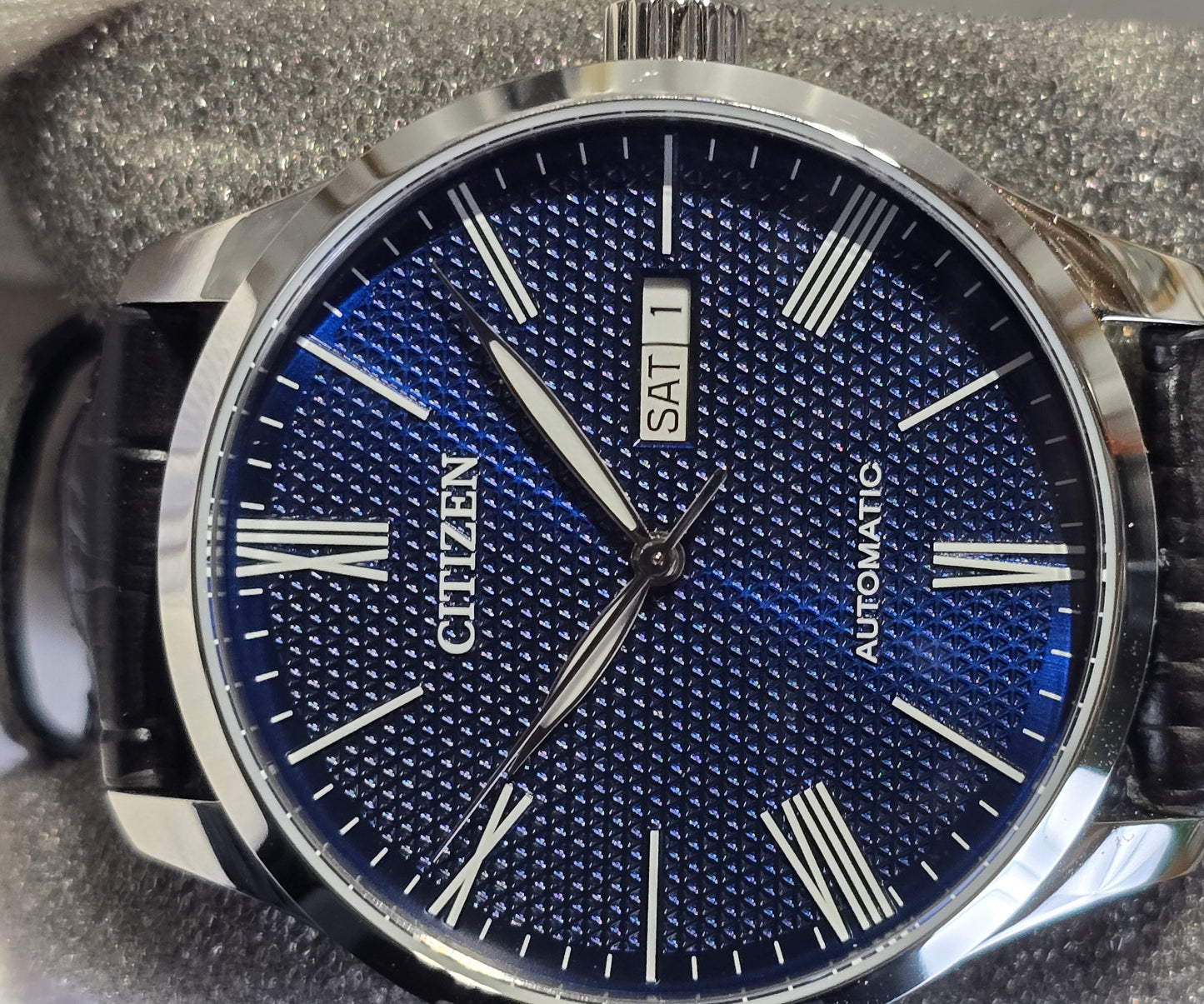 Citizens Automatic-Blue-Leather Strap