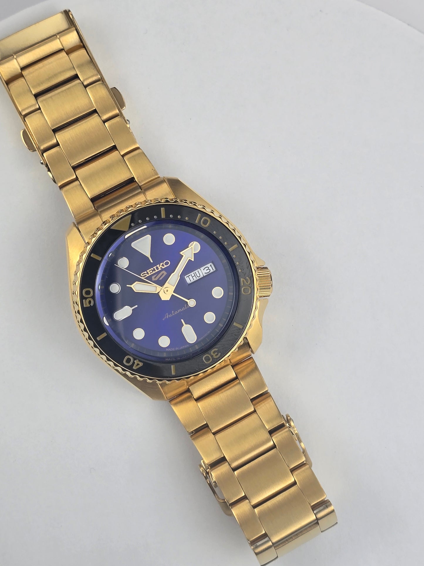 Seiko 5 Sport Gold Tone SRPK20