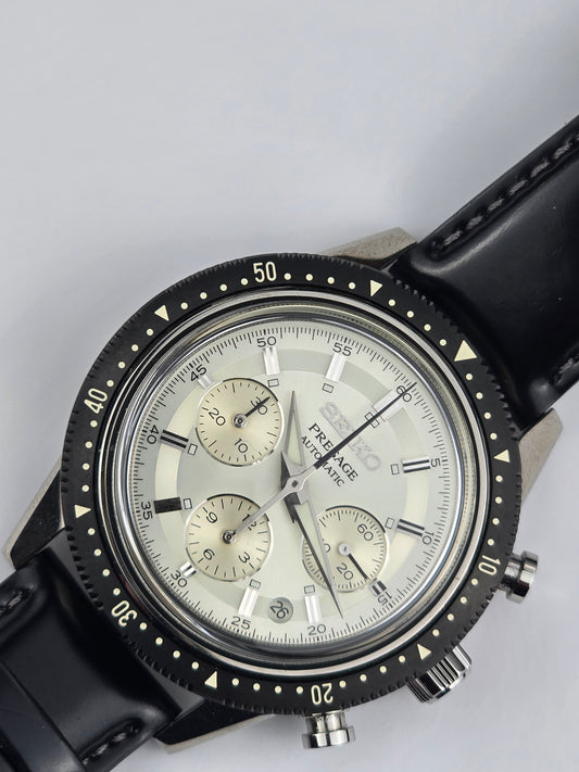 Seiko Presage LTD ED  Silver Dial Chrono SRQ031J1