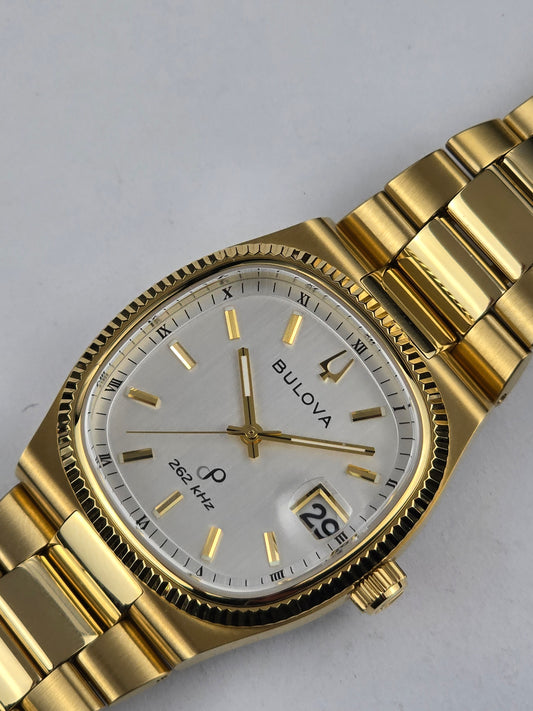 Bulova Date Gold