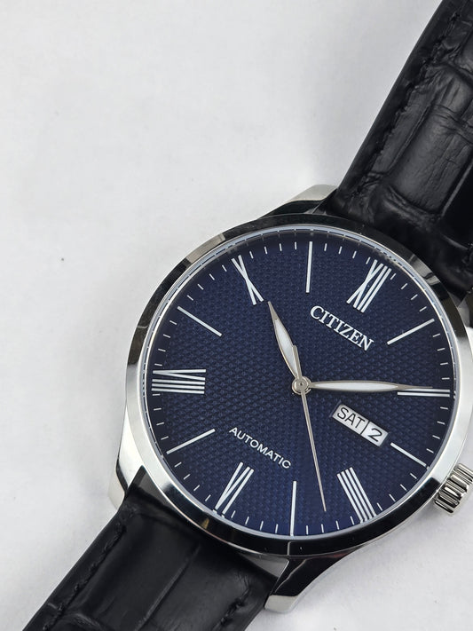 Citizens Automatic-Blue-Leather Strap