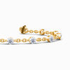 Chain Lab Diamond Bracelet in Yellow Gold (3.50 Carat)