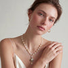 Celestial Pearl Drop Necklace