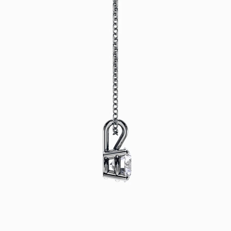 1/2 Carat Lab Diamond Pendant in White Gold