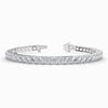 Lab Diamond Bracelet in White Gold (2 Carat)