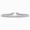 Oval Lab Diamond Bracelet in White Gold (16 Carat)