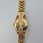 36mm Gold Day-date w-Black Dial Bark-Diamond