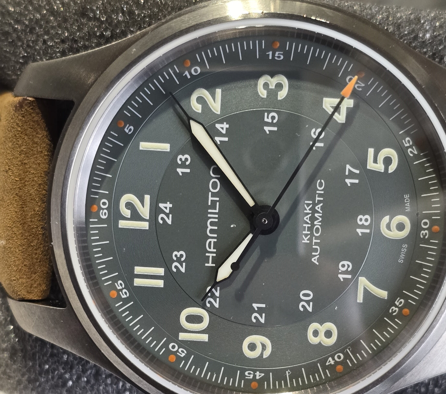 Hamilton Green Dial Khaki