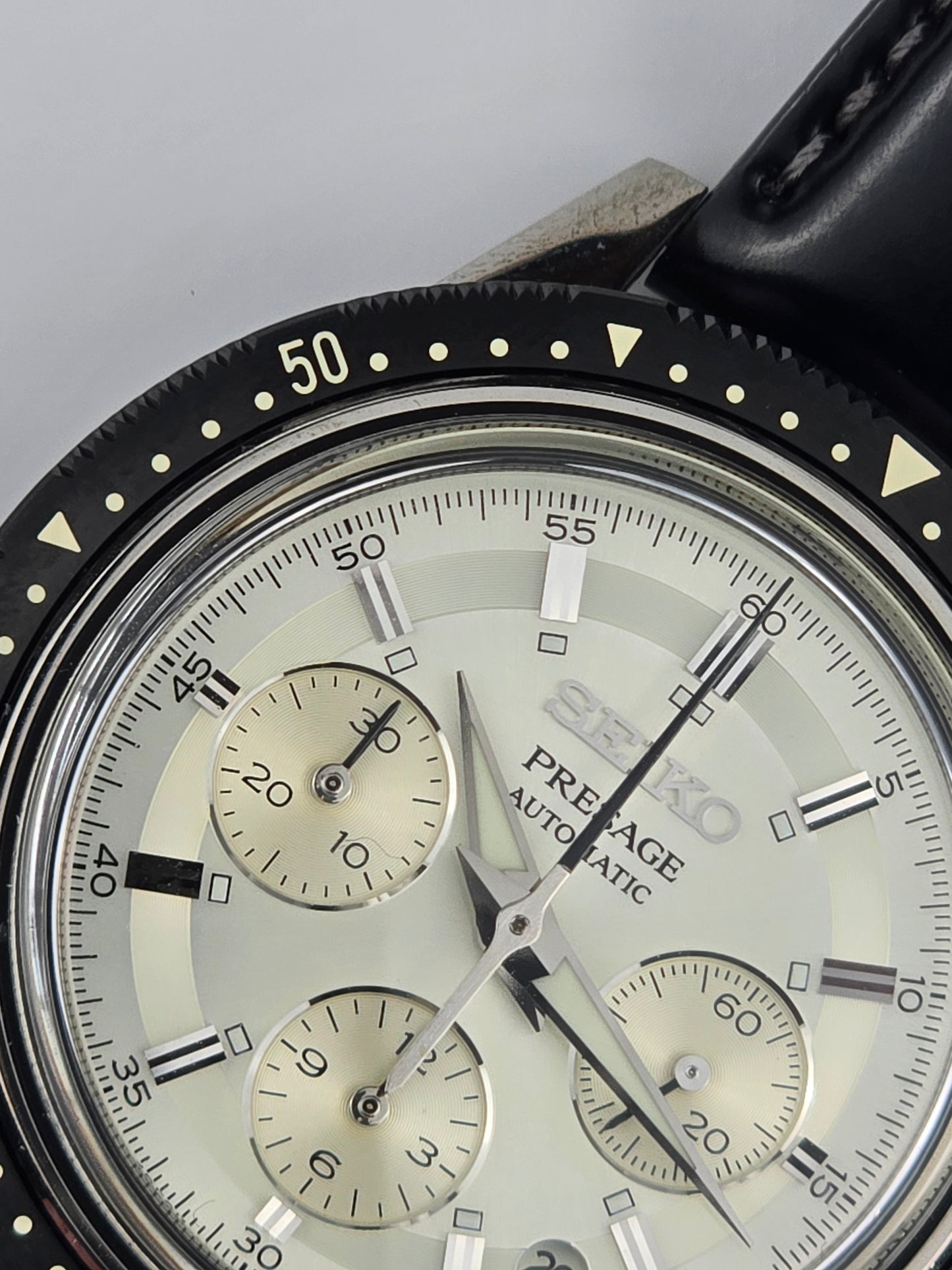 Seiko Presage LTD ED  Silver Dial Chrono SRQ031J1