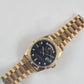 36mm Gold Day-date w-Black Dial Bark-Diamond