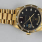 36mm Gold Day-date w-Black Dial Bark-Diamond