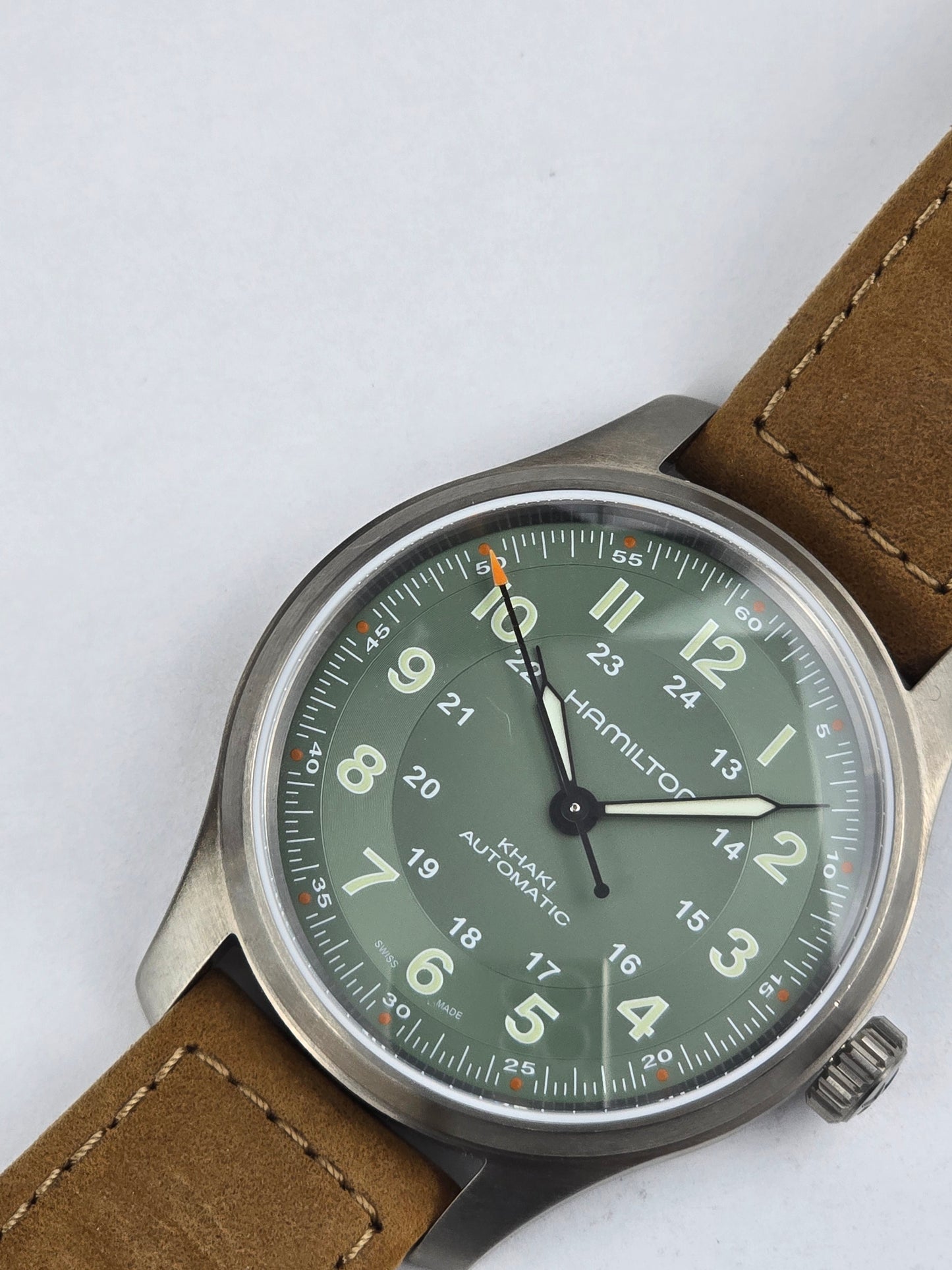 Hamilton Green Dial Khaki