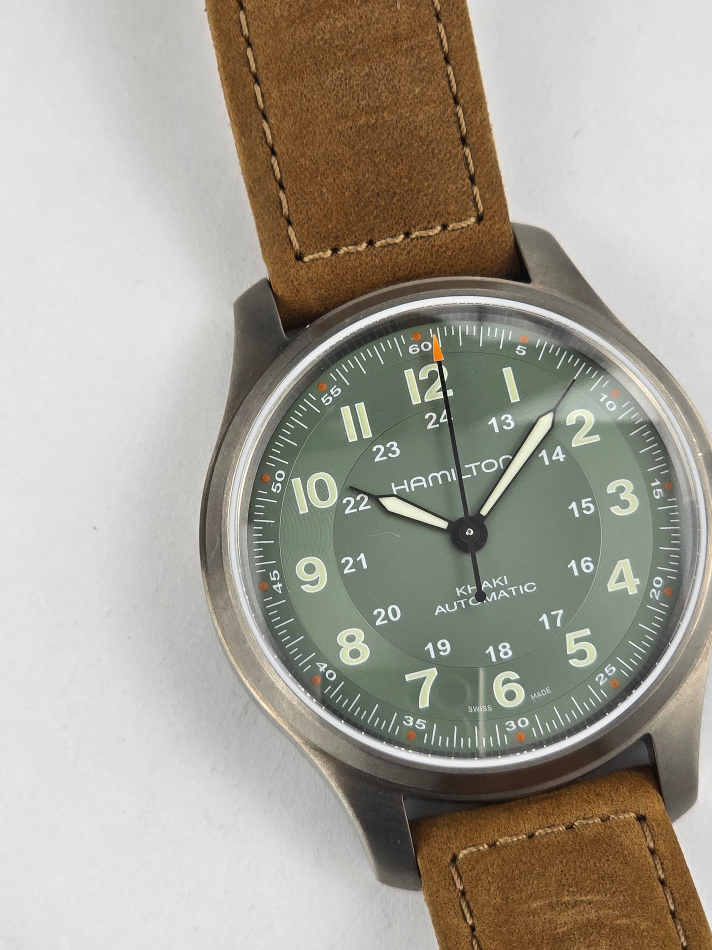 Hamilton Green Dial Khaki