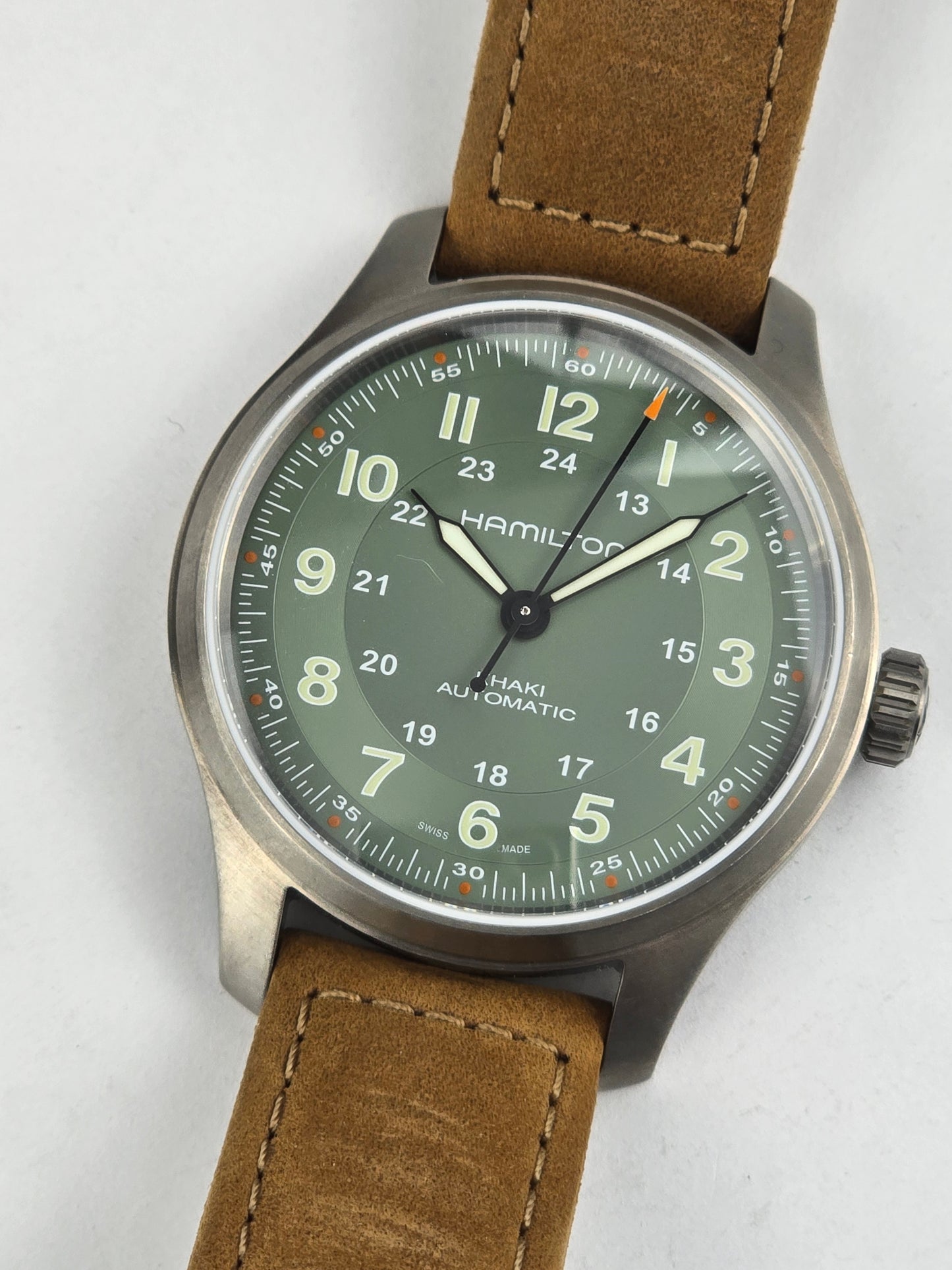 Hamilton Green Dial Khaki