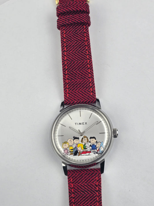 Timex Peanuts Red Strap