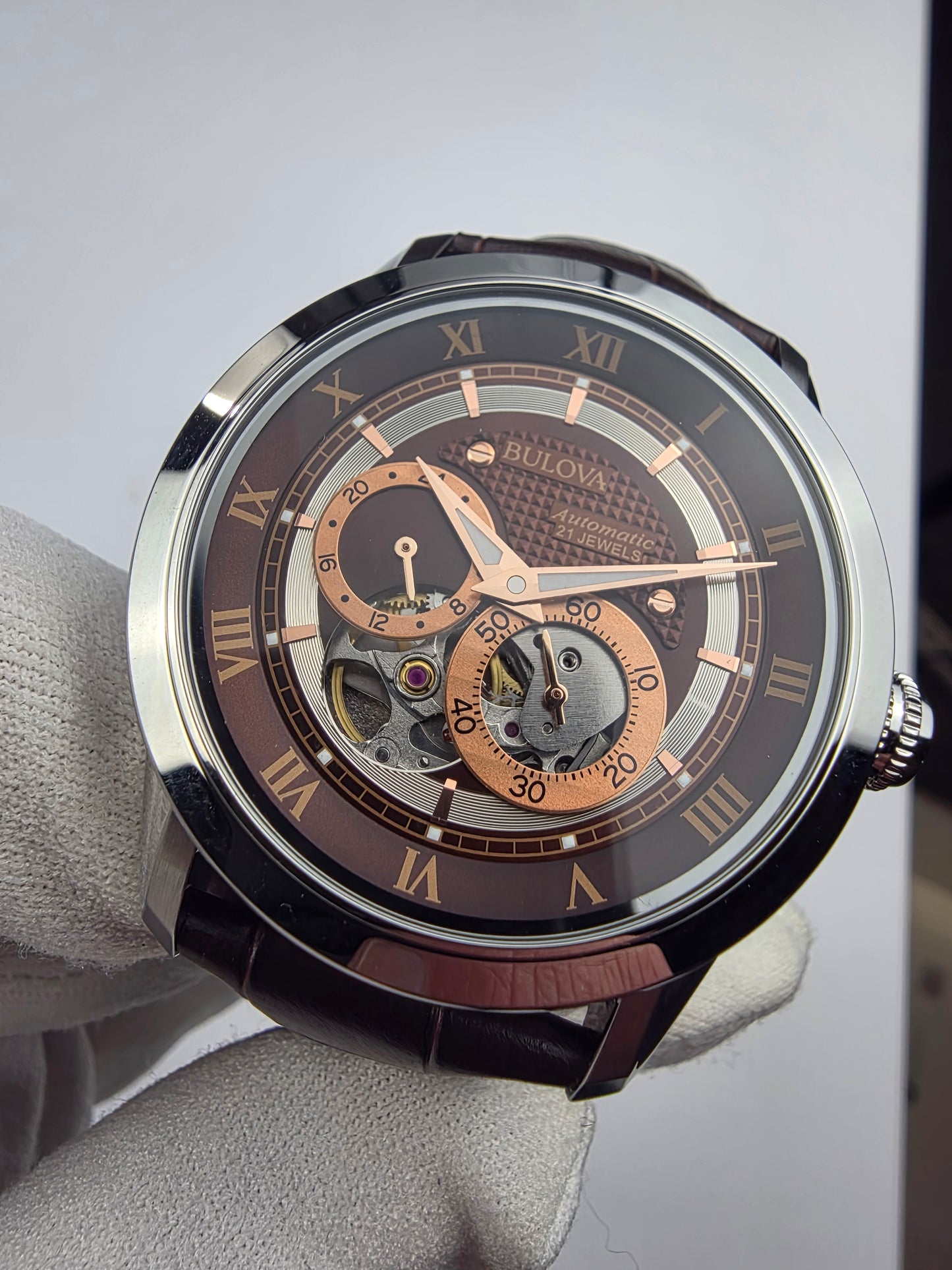 Bulova Classic Men's Brown Dial Watch