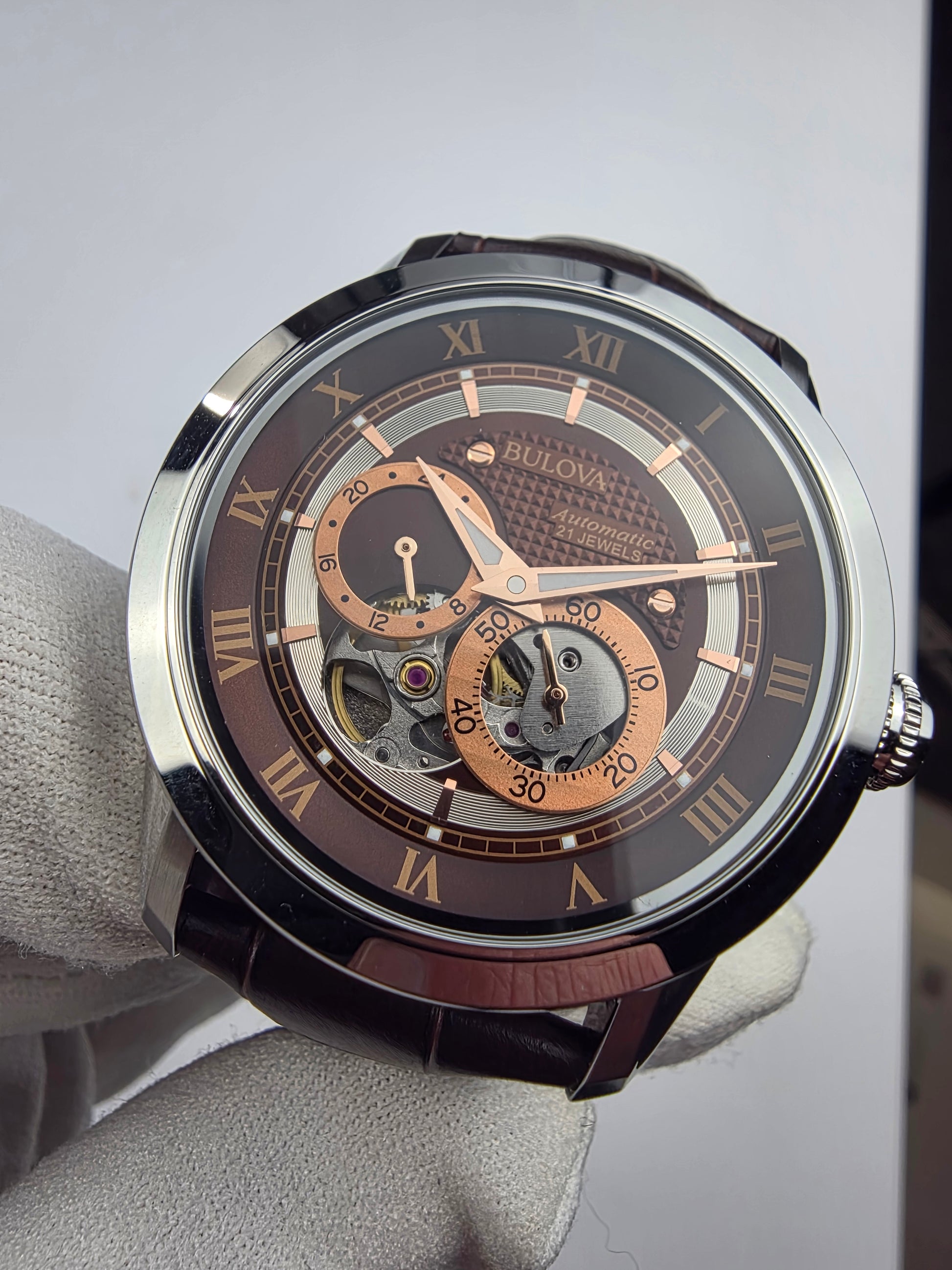 Bulova Classic Men's Brown Dial Watch