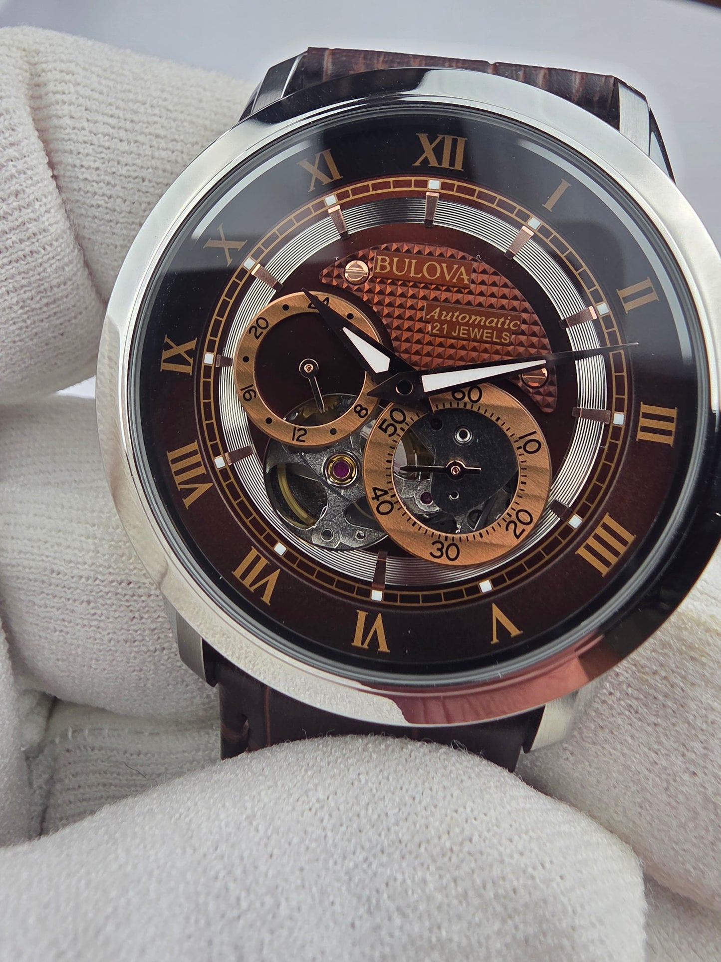 Bulova Classic Men's Brown Dial Watch