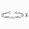Lab Diamond Bracelet in White Gold (4 Carat)