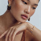 Ornate Wood Drop Earrings