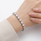 10 Carat Moissanite Platinum-Plated Bracelet