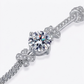 2 Carat Moissanite 925 Sterling Silver Bracelet
