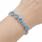 5 Carat Moissanite 925 Sterling Silver Bracelet