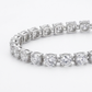 10 Carat Moissanite Platinum-Plated Bracelet
