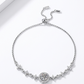 1 Carat Moissanite 925 Sterling Silver Minimalist Bracelet