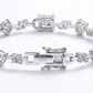 6.2 Carat Moissanite 925 Sterling Silver Bracelet