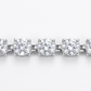 10 Carat Moissanite Platinum-Plated Bracelet