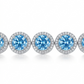 5 Carat Moissanite 925 Sterling Silver Bracelet