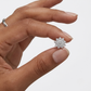 925 Sterling Silver Moissanite Zircon Stud Earrings