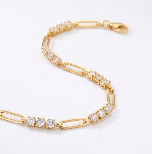1.8 Carat Moissanite 925 Sterling Silver Bracelet