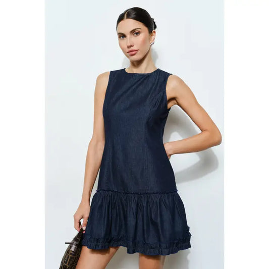 Wren Sleeveless Denim Mini