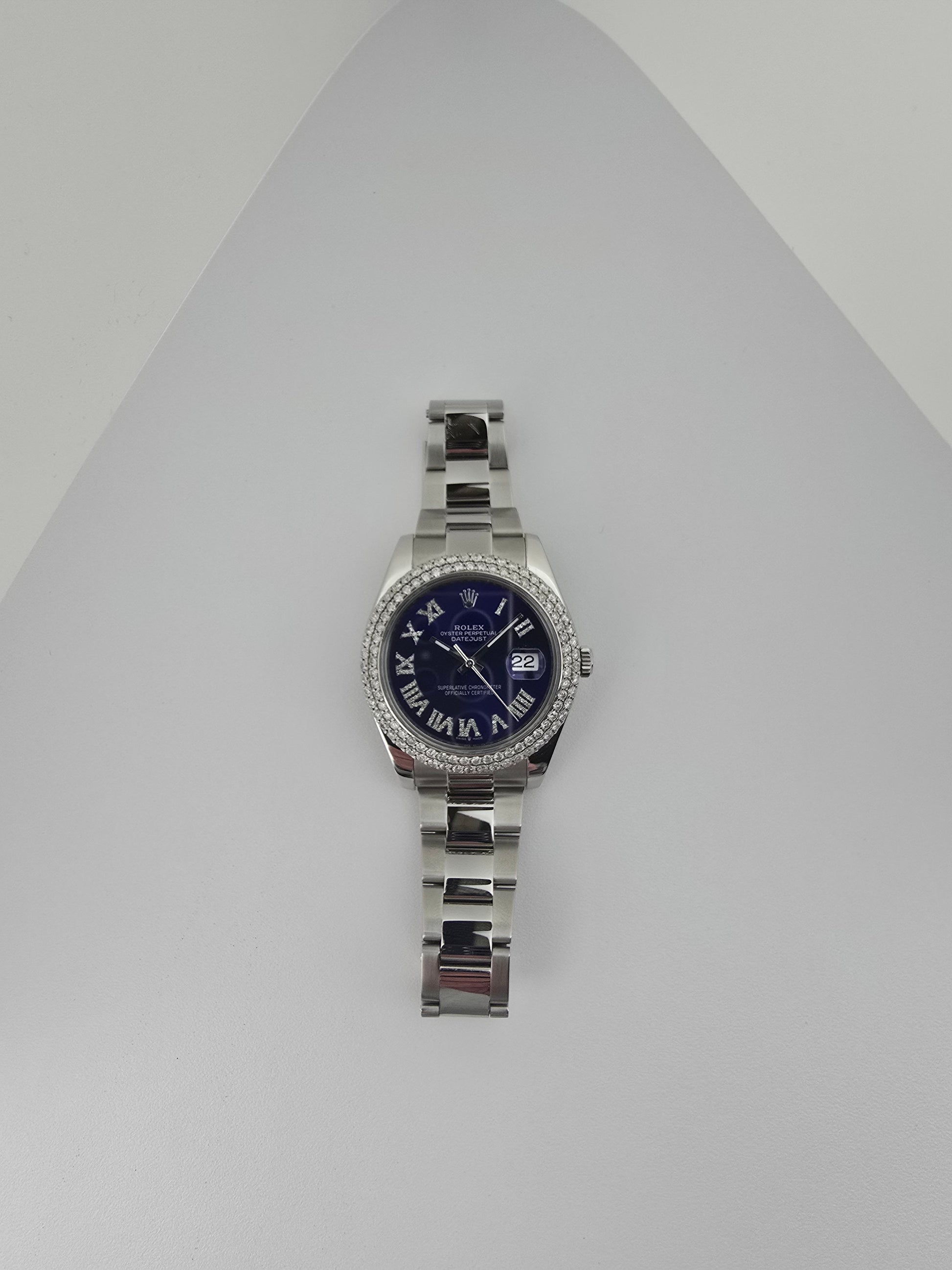 Rolex DateJust 41mm Custom Diamond