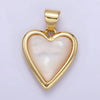 Classic Peart Minimalist Heart CHARM-00051