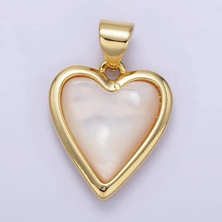 Classic Peart Minimalist Heart CHARM-00051