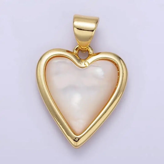 Classic Peart Minimalist Heart CHARM-00051