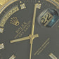 36mm Gold Day-date w-Black Dial Bark-Diamond